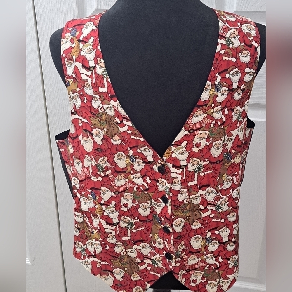 Westbury Men's Santa Claus Vest Size XL
